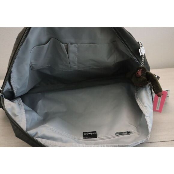 Kipling K15387-3DU Unisex Field Green Eugina Nylon Satchel Tote Bag - Picture 5 of 10